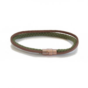 olive green rope bracelet