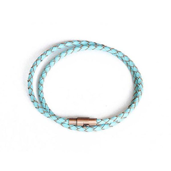 Thin Turquoise Double Wrap Bracelet